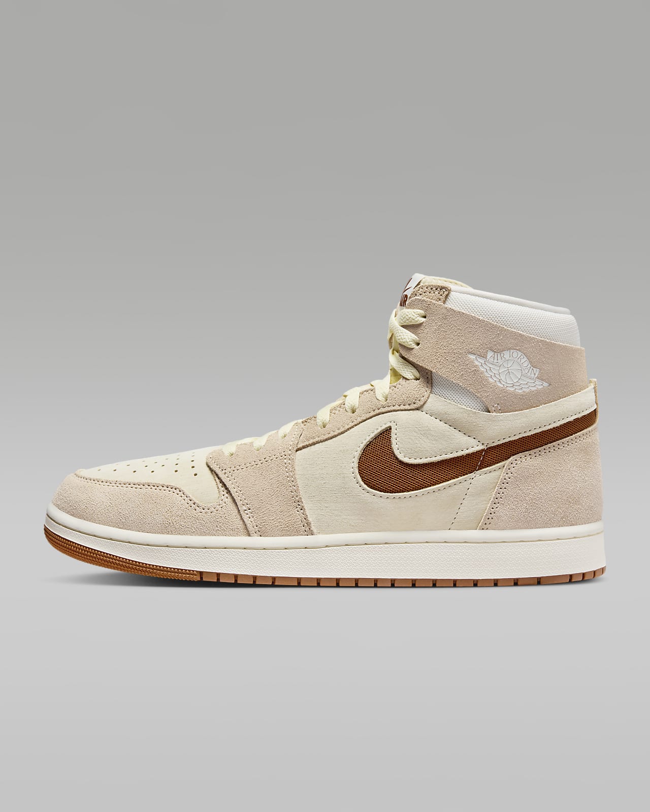 Мужские кроссовки nike Air Jordan 1 ZM Air CMFT 2 серые