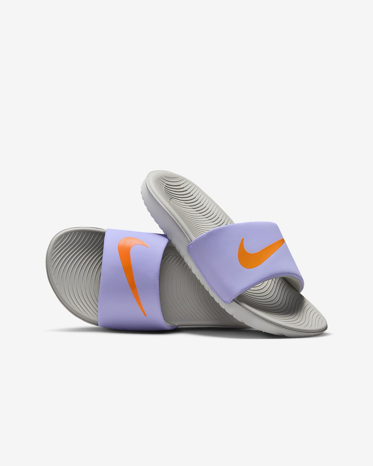 Детские сланцы Nike Kawa Slide (GS/PS) серые