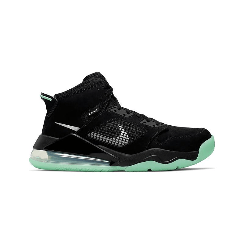 Кроссовки Nike Air Jordan Mars 270 Black Green Glow