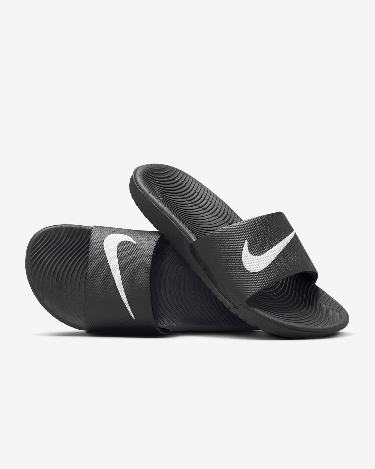 Детские сланцы Nike Kawa Slide (GS/PS) черные