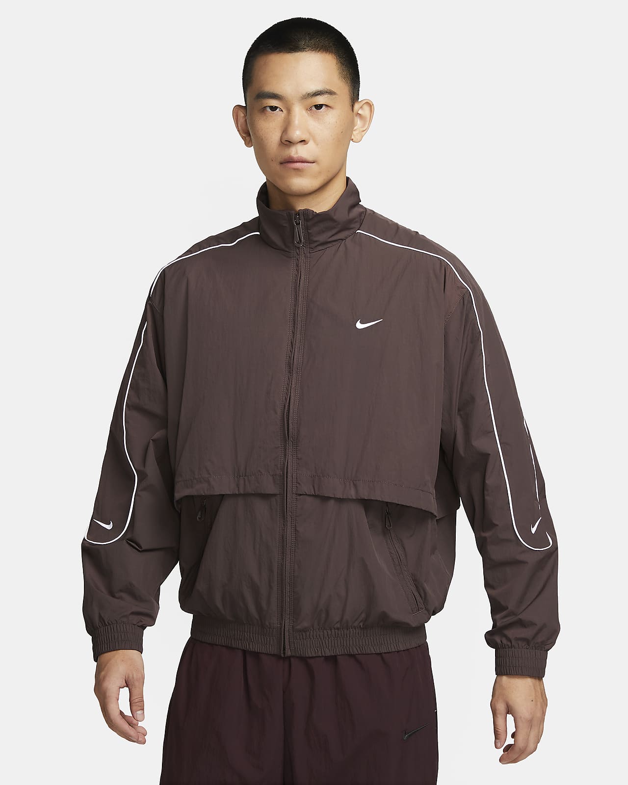 Мужская куртка Nike Sportswear Solo Swoosh белая