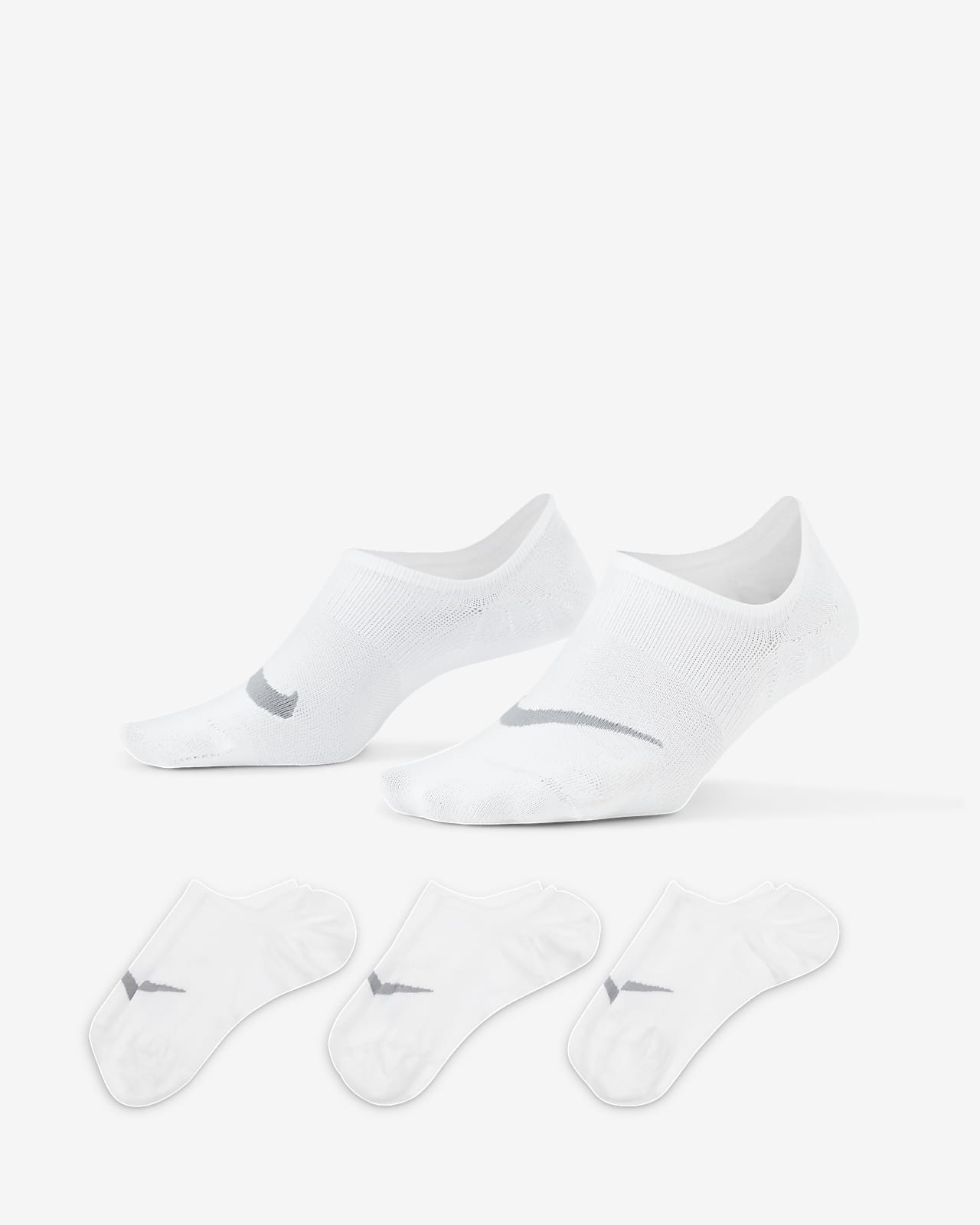 Женские носки Nike Everyday Plus Lightweight белые