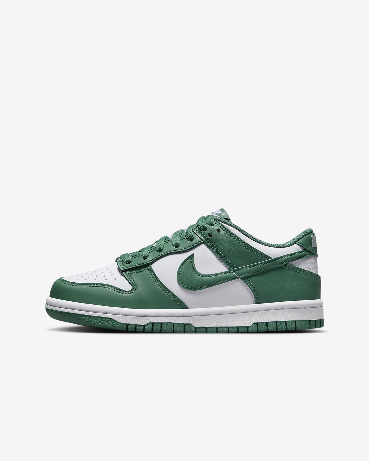 Детские кроссовки Nike Dunk Low BG белые