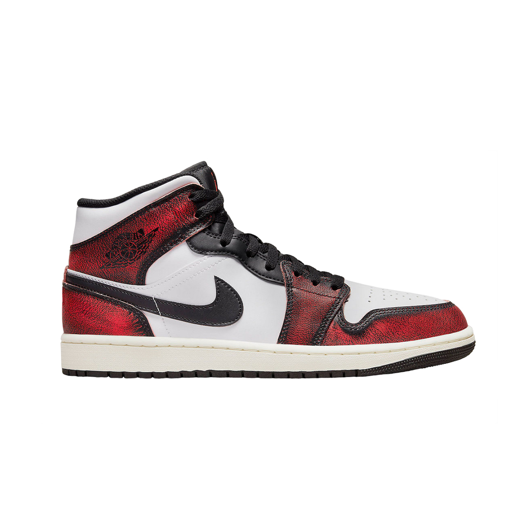 Кроссовки Nike Air Jordan 1 Mid SE Wear Away Red