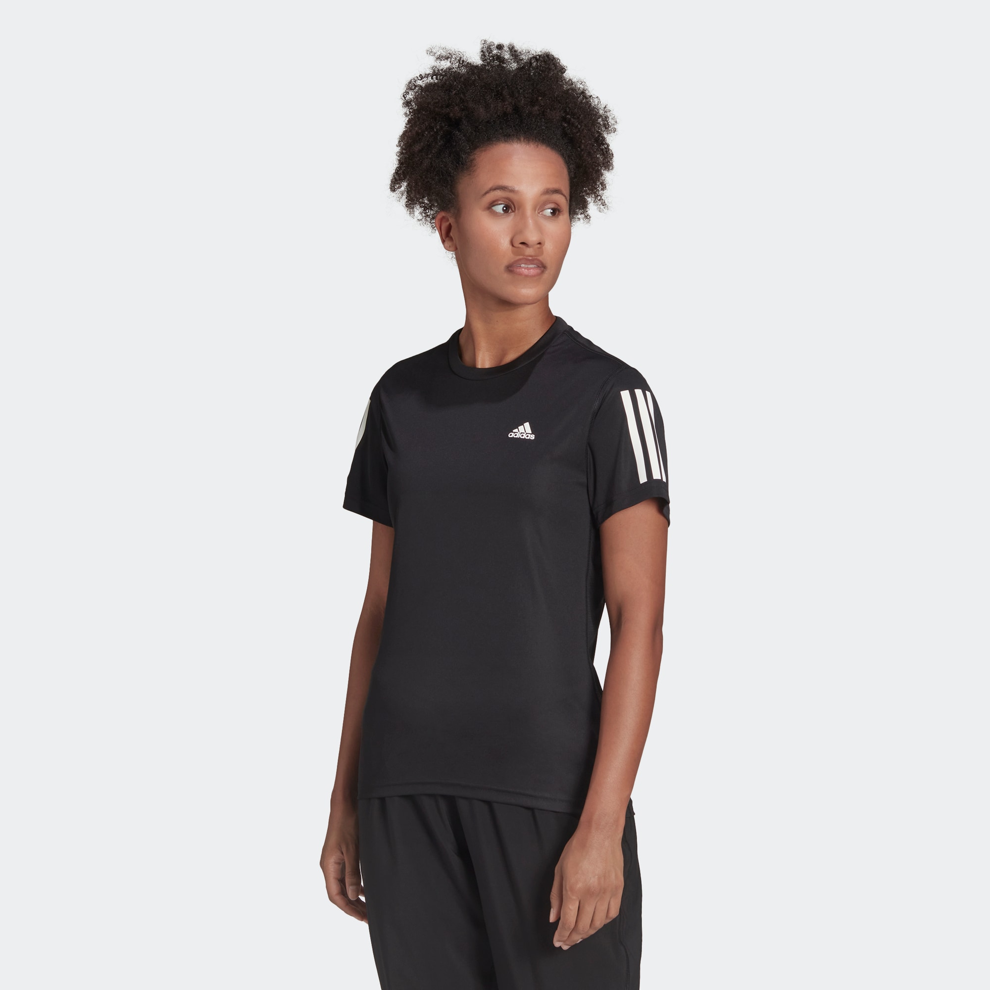 Женская футболка adidas OWN THE RUN TEE черная