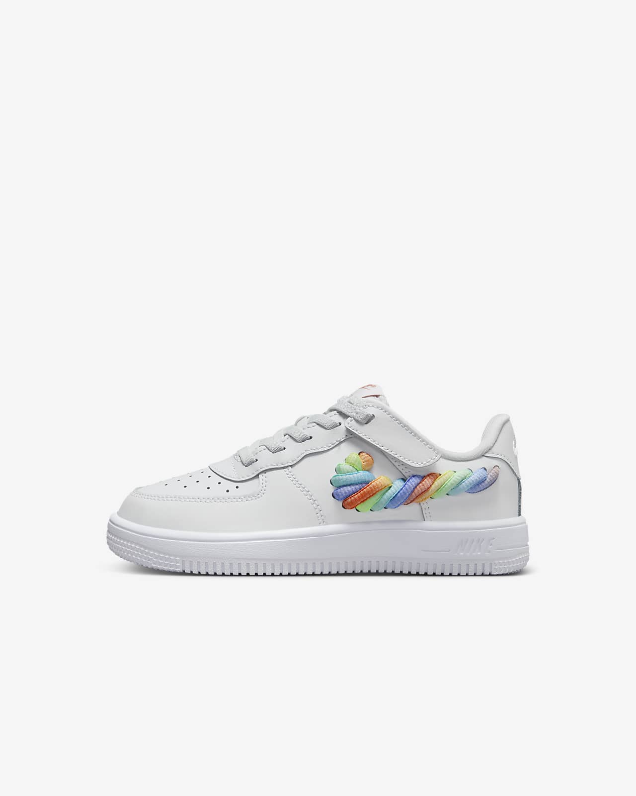 Детские кроссовки Nike Force 1 Low EasyOn LV8 1 (PS) зеленые