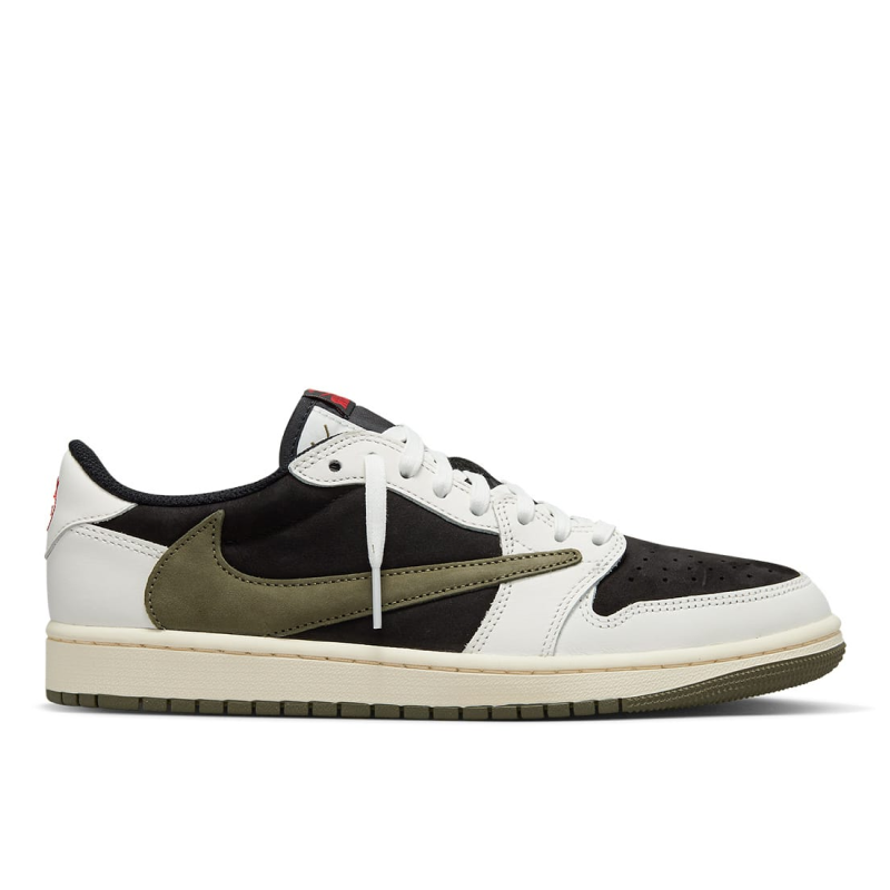 Кроссовки Nike Air Jordan 1 Retro Low OG SP Travis Scott Olive