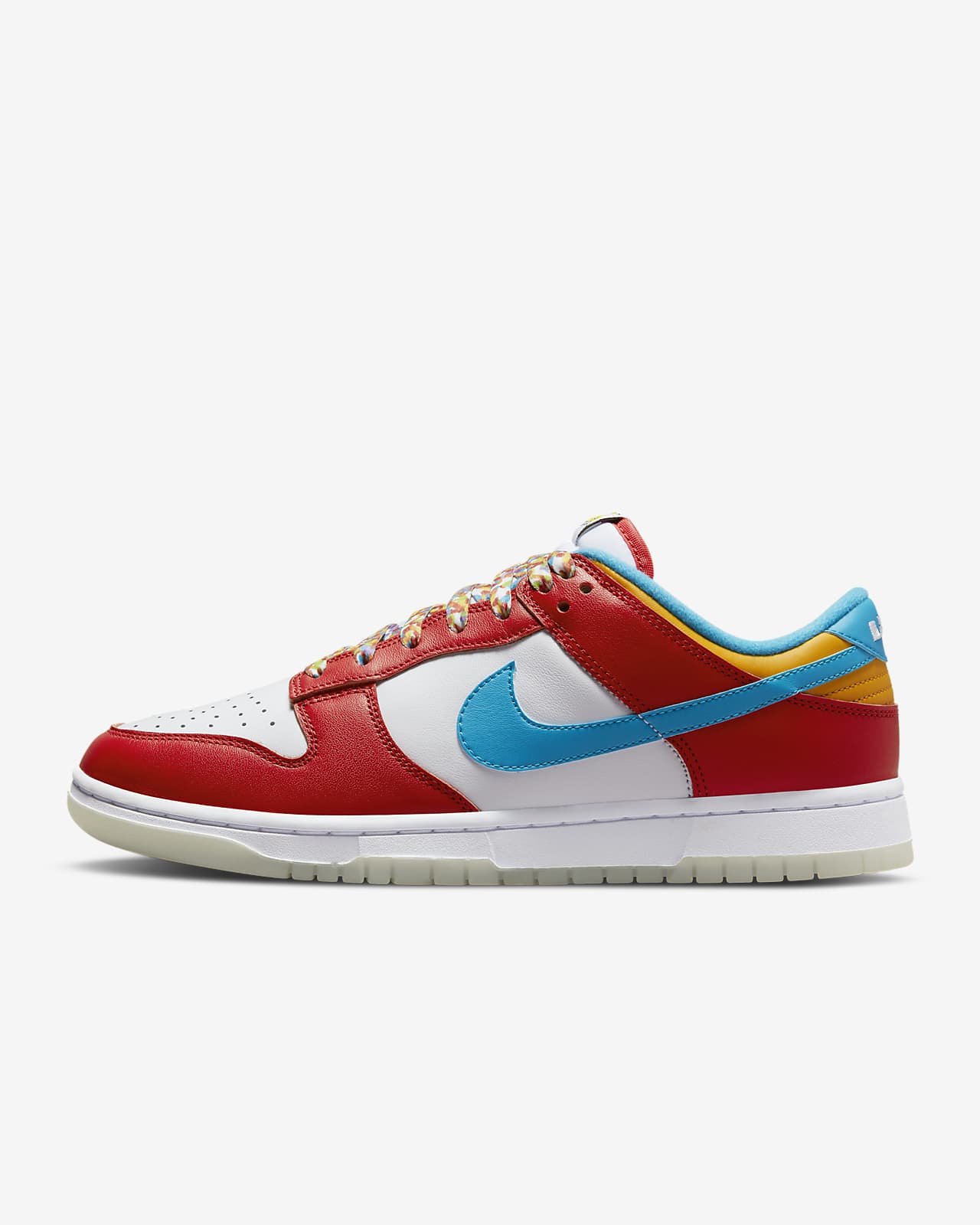 Мужские кроссовки Nike Dunk Low QS белые