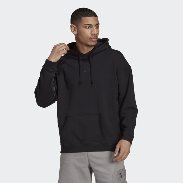 Мужская толстовка adidas R.Y.V. Loose Fit Hoodie (Черная)