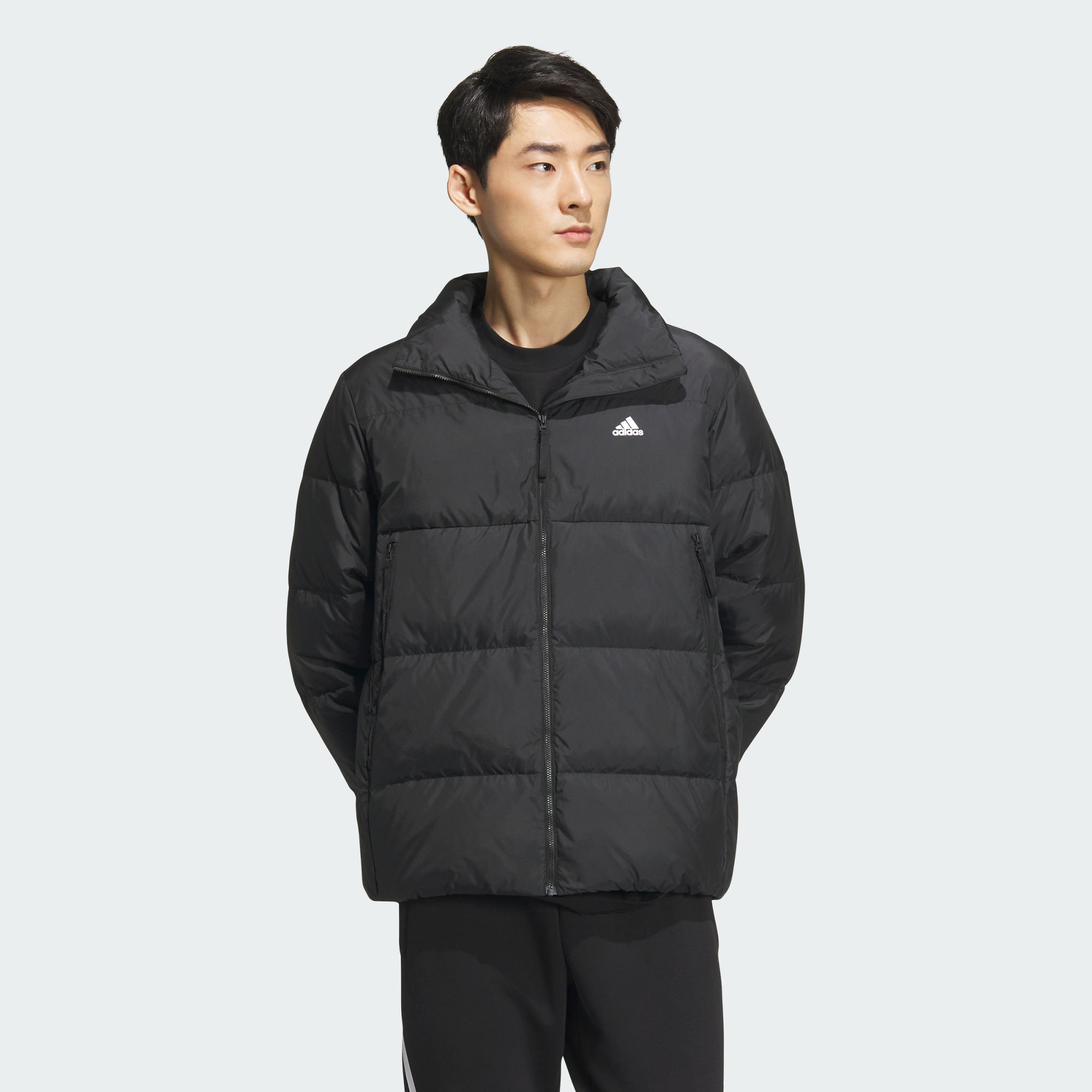 Мужская куртка adidas DOWN JACKET черная