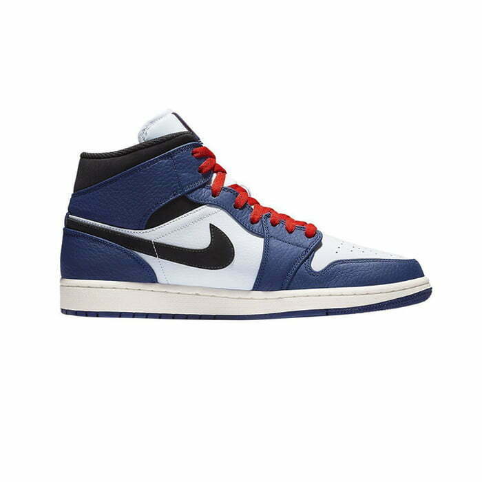 Кроссовки Nike Air Jordan 1 Mid Deep Royal Blue Black