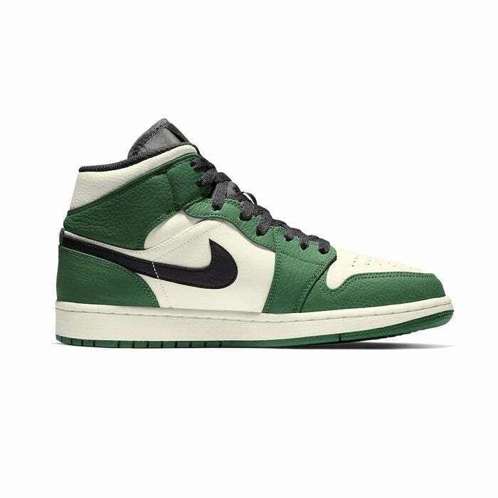 Кроссовки Nike Air Jordan 1 Mid Pine Green