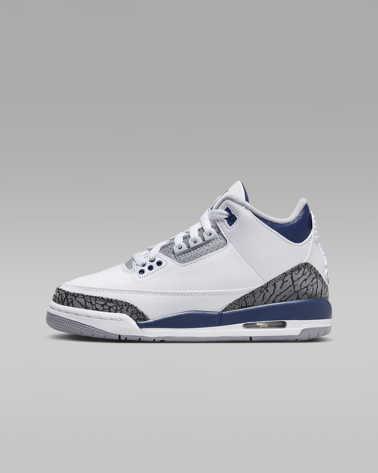 Детские кроссовки nike Air Jordan 3 Retro (GS) черные