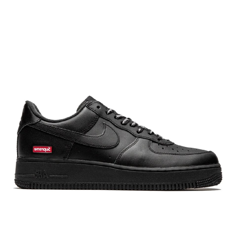 Кроссовки Nike Air Force 1 Low Supreme Black (Черные)