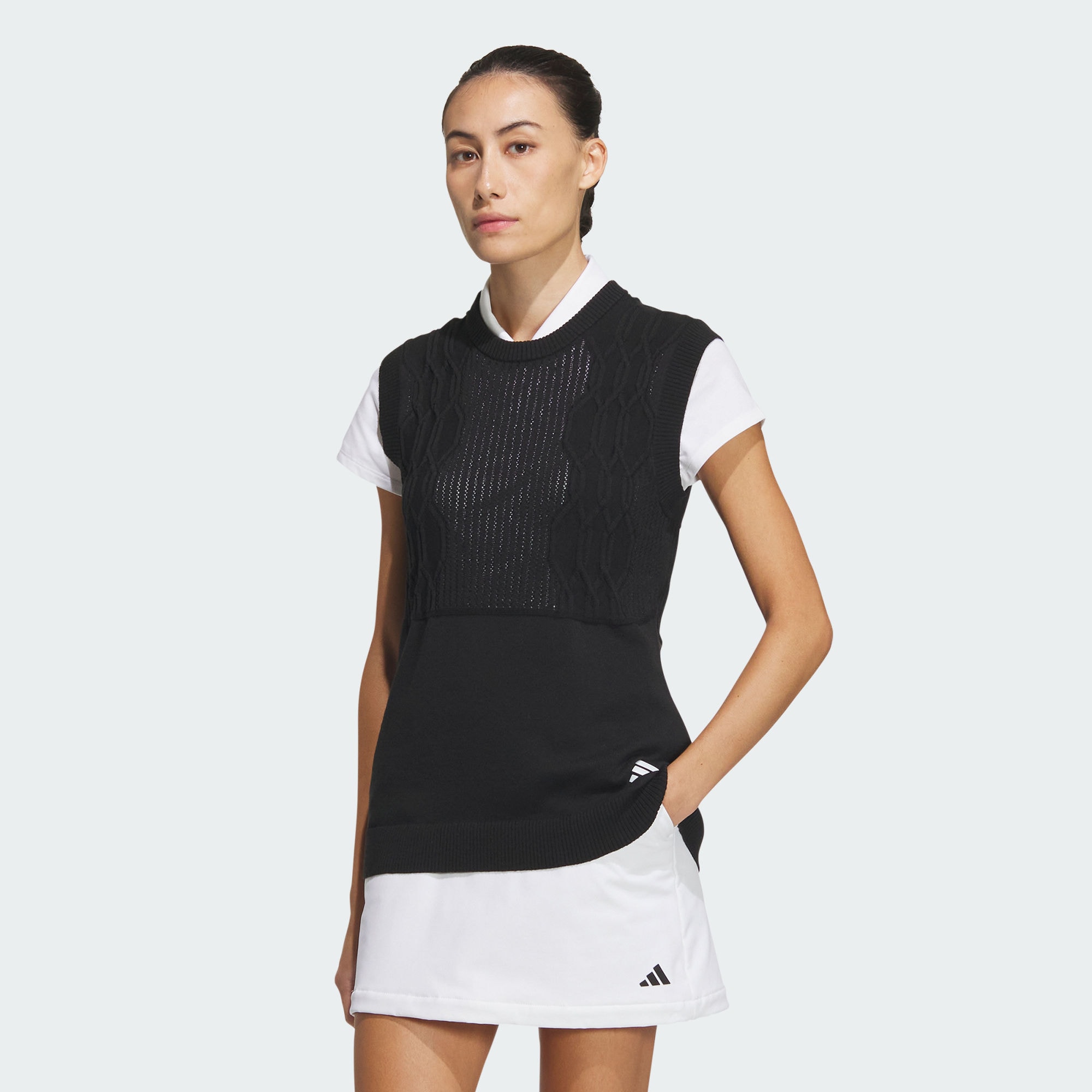 Женский жилет adidas PRIMEKNIT GRADATION PATTERN VEST черный