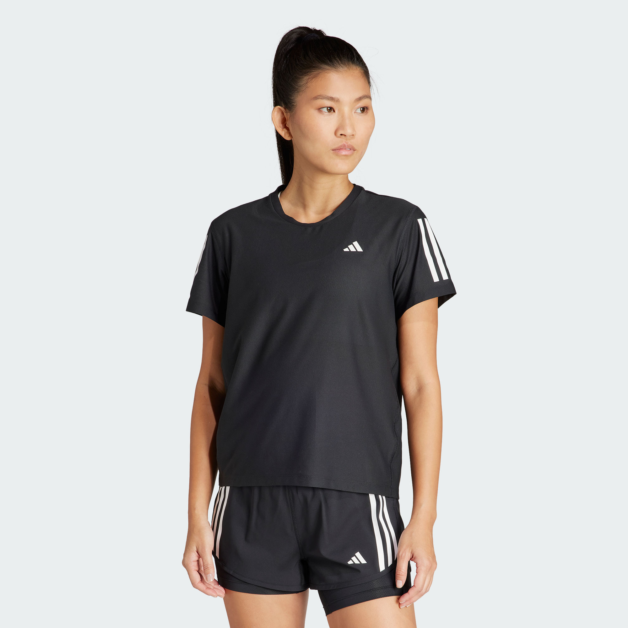 Женская футболка adidas OWN THE RUN TEE черная