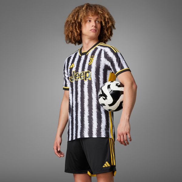 Мужская футбольная форма adidas Juventus 23/24 Home Authentic Jersey (Черная)