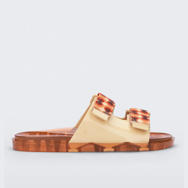 Шлепанцы Женские Melissa Brave Wide Sandal Yellow with Orange