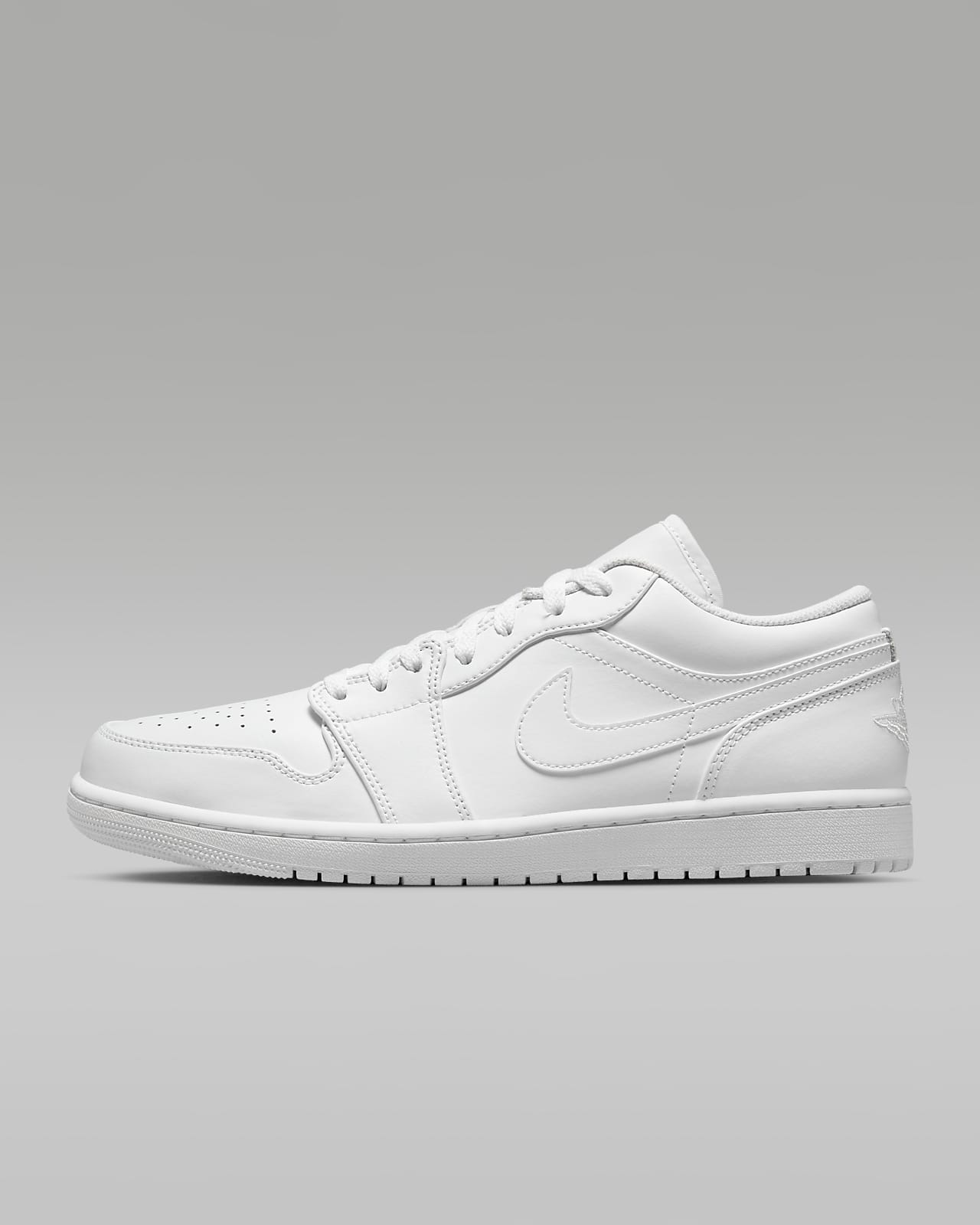 Мужские кроссовки nike Air Jordan 1 Low белые