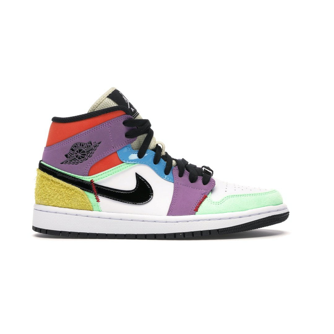 Кроссовки Nike Air Jordan 1 Mid SE Multi-Color (W)