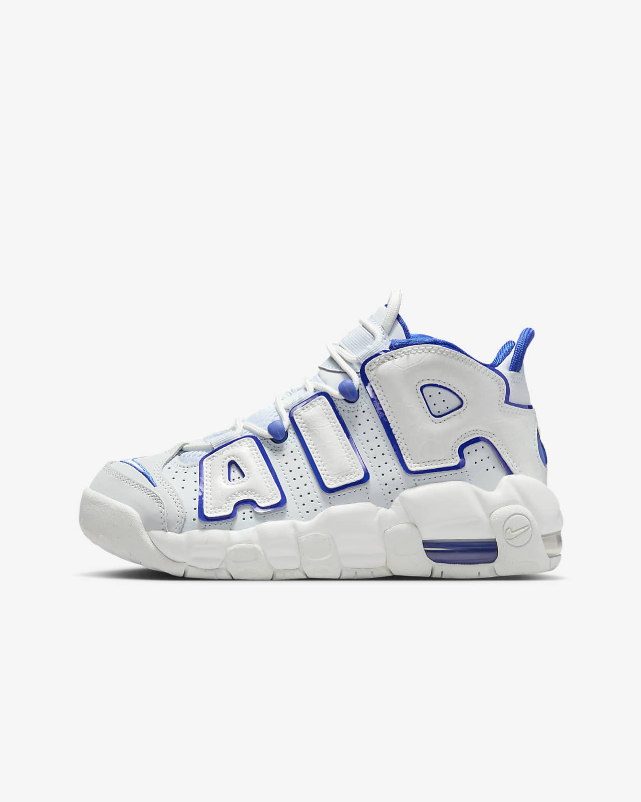 Детские кроссовки Nike Air More Uptempo (GS) синие