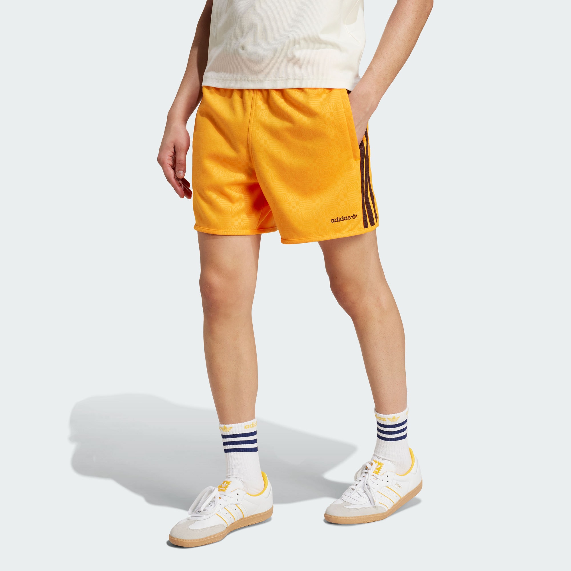 Мужские шорты adidas 80S EMBOSSED SPRINTER SHORTS