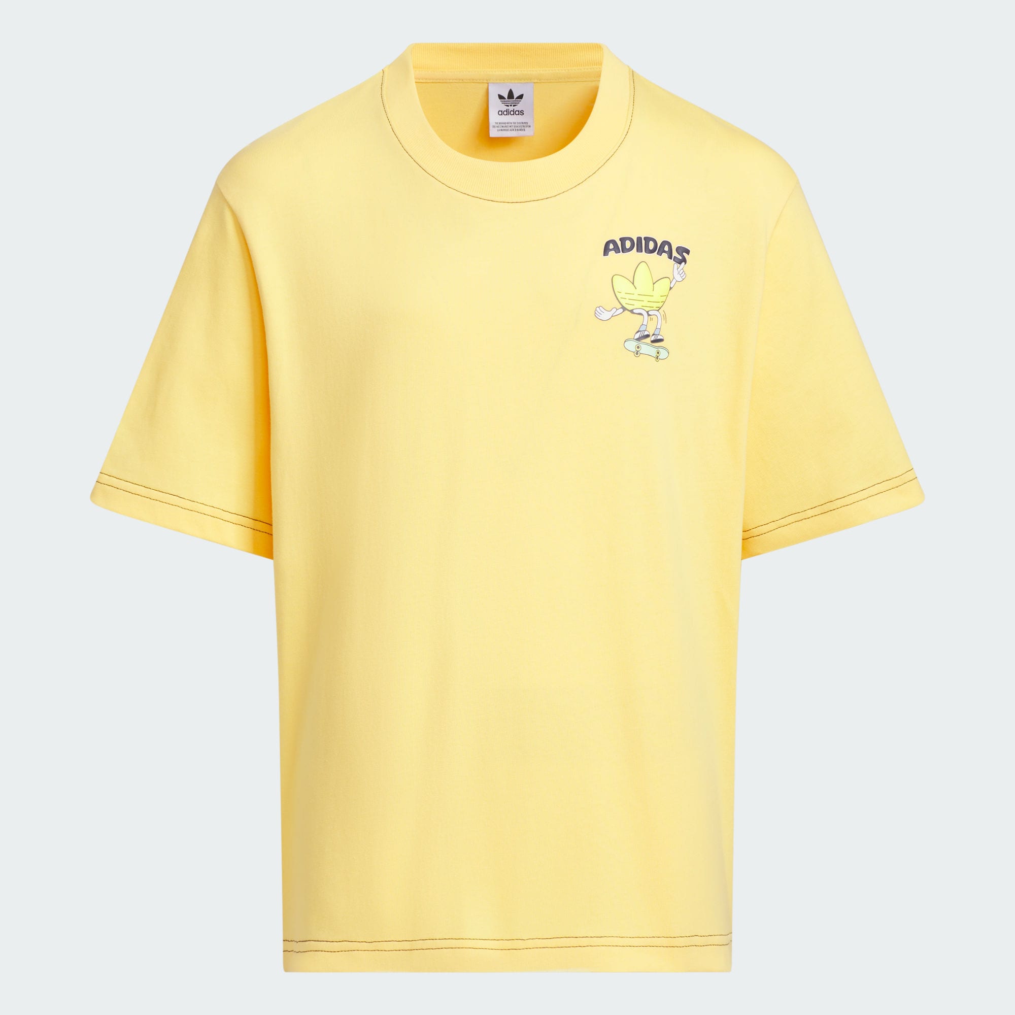 Детская футболка adidas TREFOIL LOGO T-SHIRT желтая