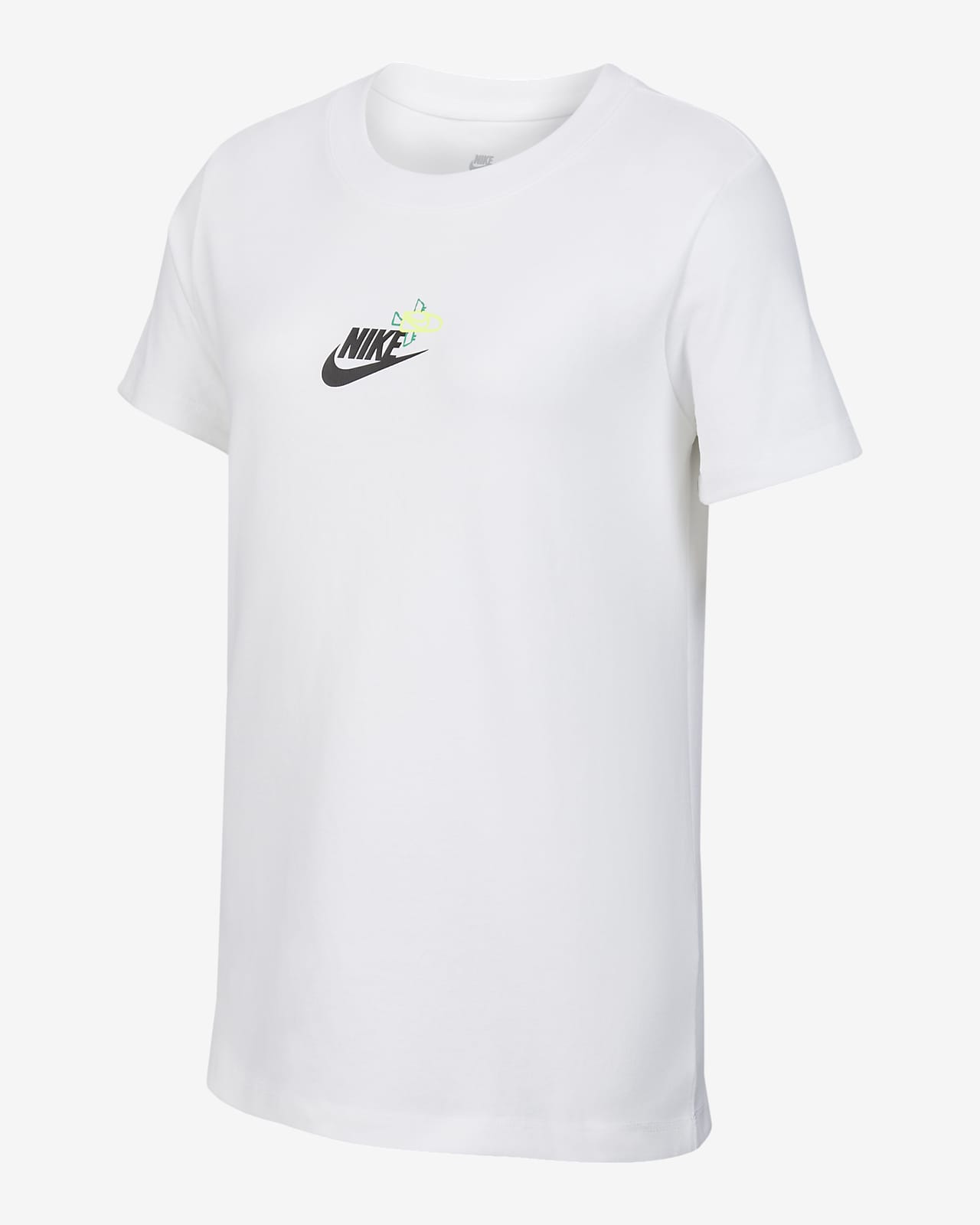 Детская футболка Nike Sportswear белая