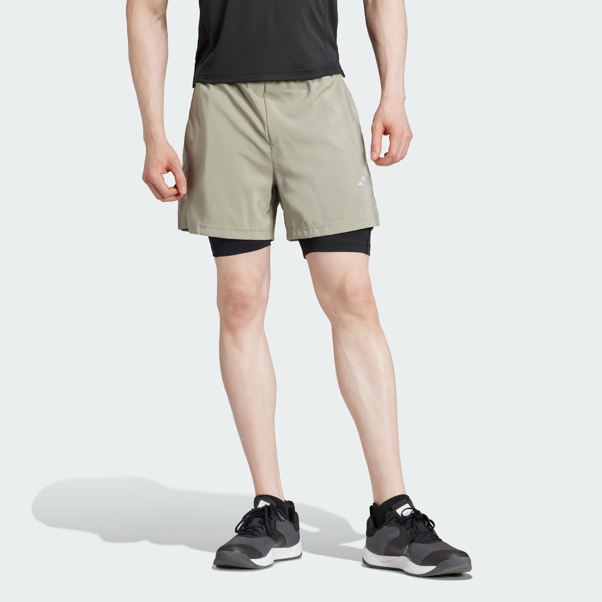 Мужские шорты adidas GYM+ TRAINING 2-IN-1 SHORTS IR8598