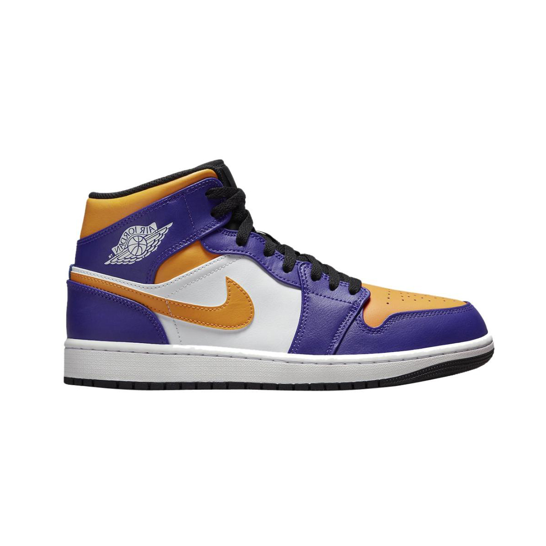 Кроссовки Nike Air Jordan 1 Mid Lakers