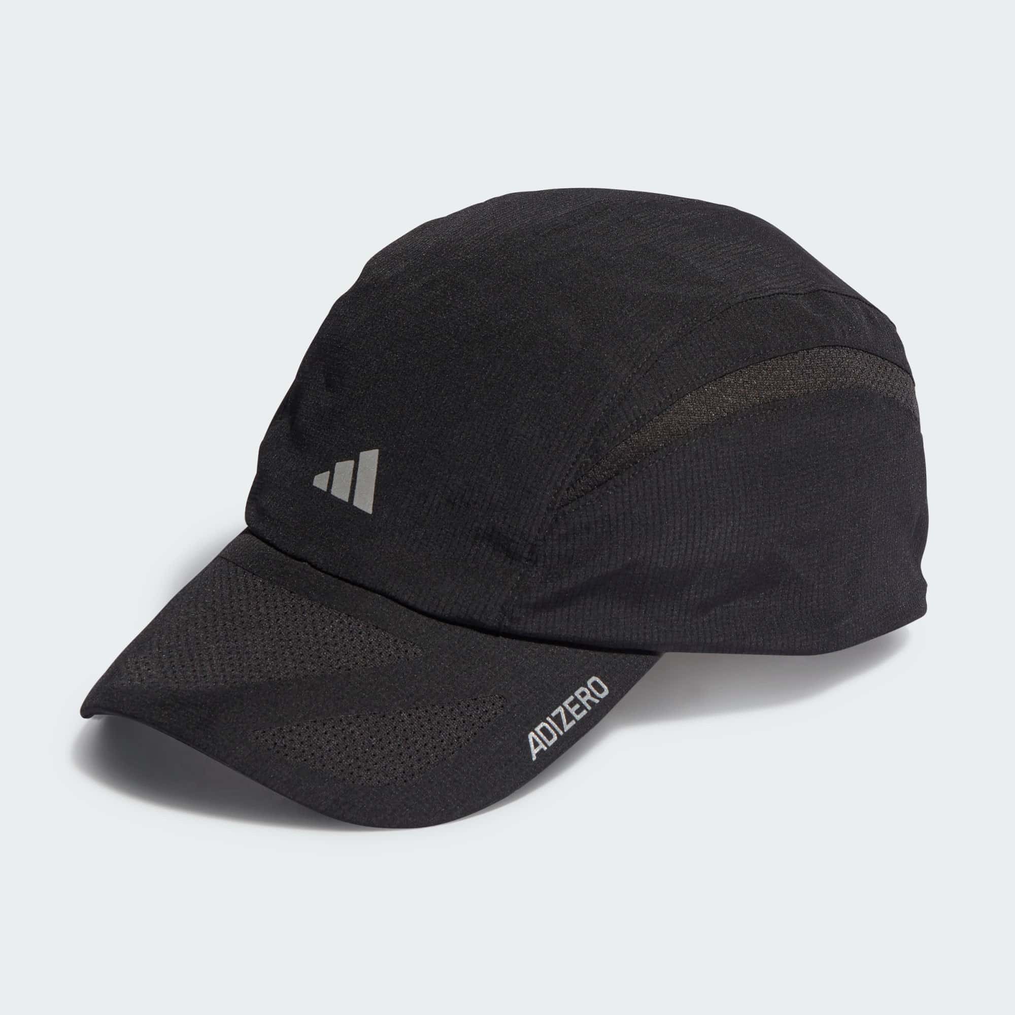 Футболка adidas RUNNING X ADIZERO HEAT.RDY CAP черно-белая