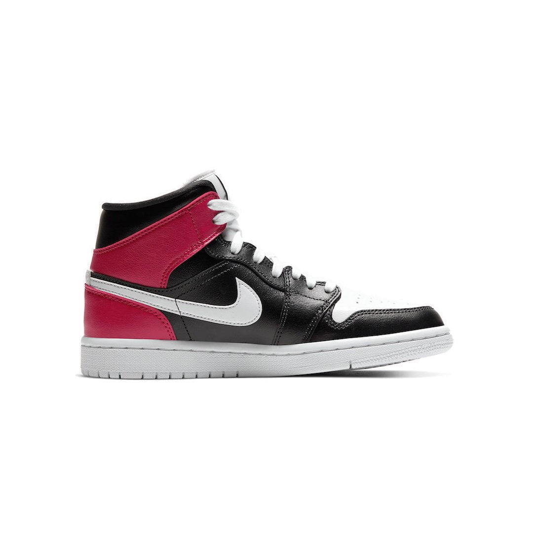 Кроссовки Nike Air Jordan 1 Mid Black Noble Red