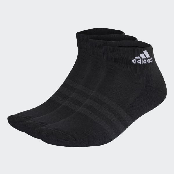 Носки adidas Cushioned Sportswear Ankle Socks 3 Pairs (Черные)