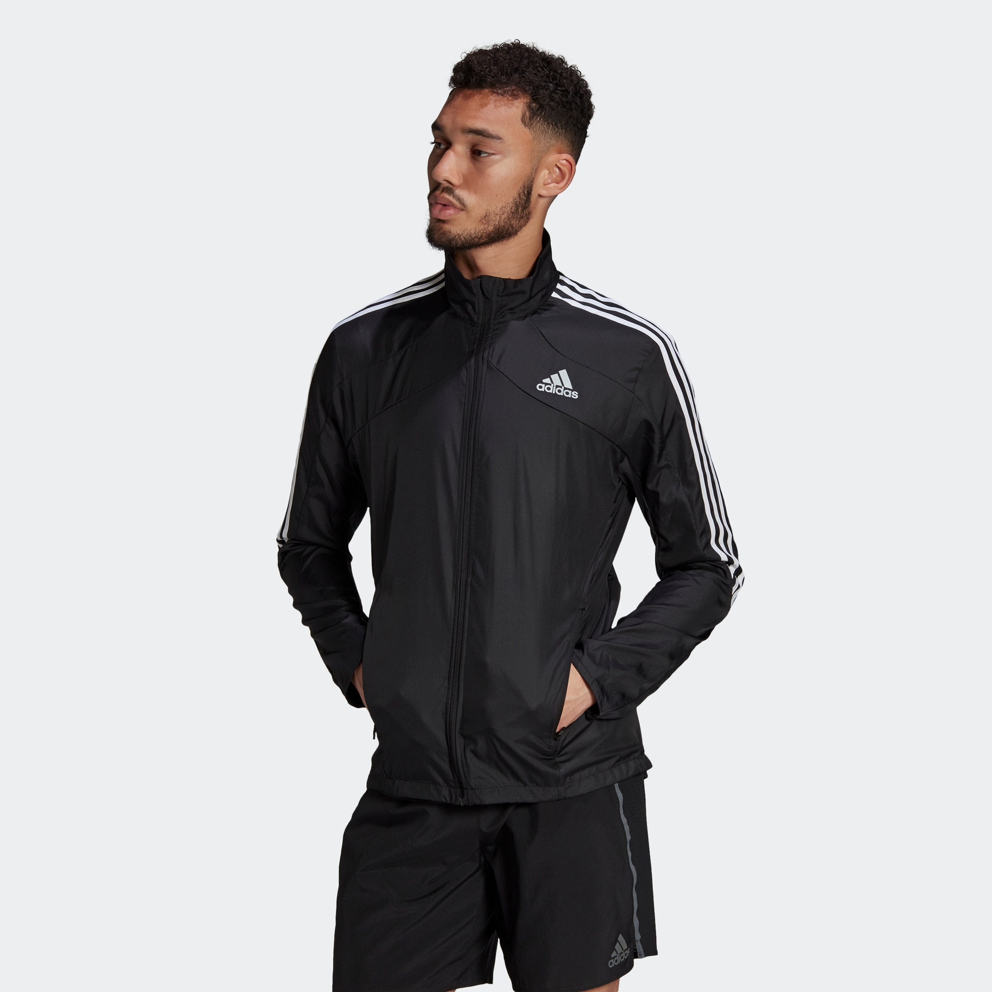 Мужская куртка adidas MARATHON 3-STRIPES JACKET