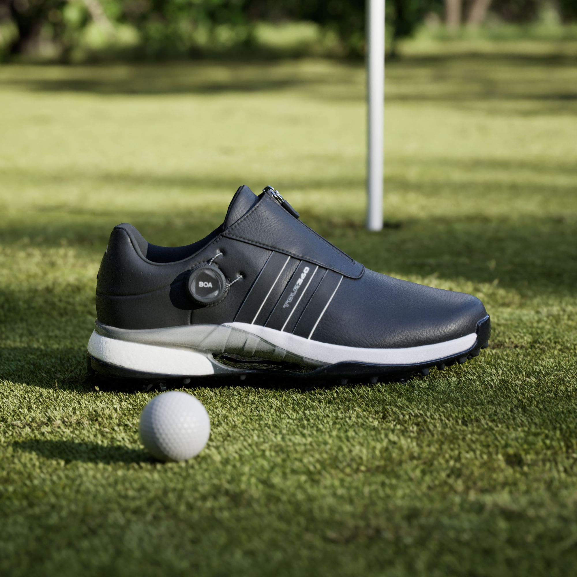 Мужские кроссовки adidas TOUR360 24 BOA BOOST GOLF SHOES черные