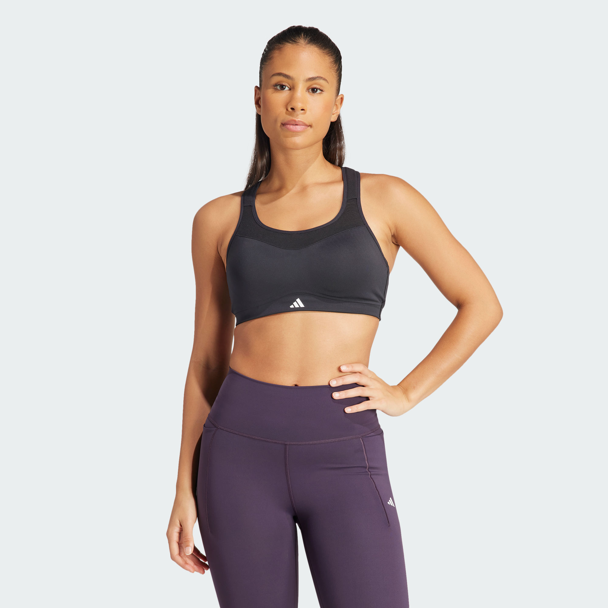 Женский топ adidas TLRD IMPACT HIGH-SUPPORT BRA черный