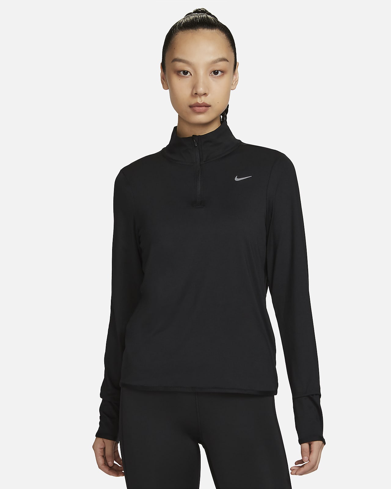 Женский топ Nike Dri-FIT Swift Element UV черный