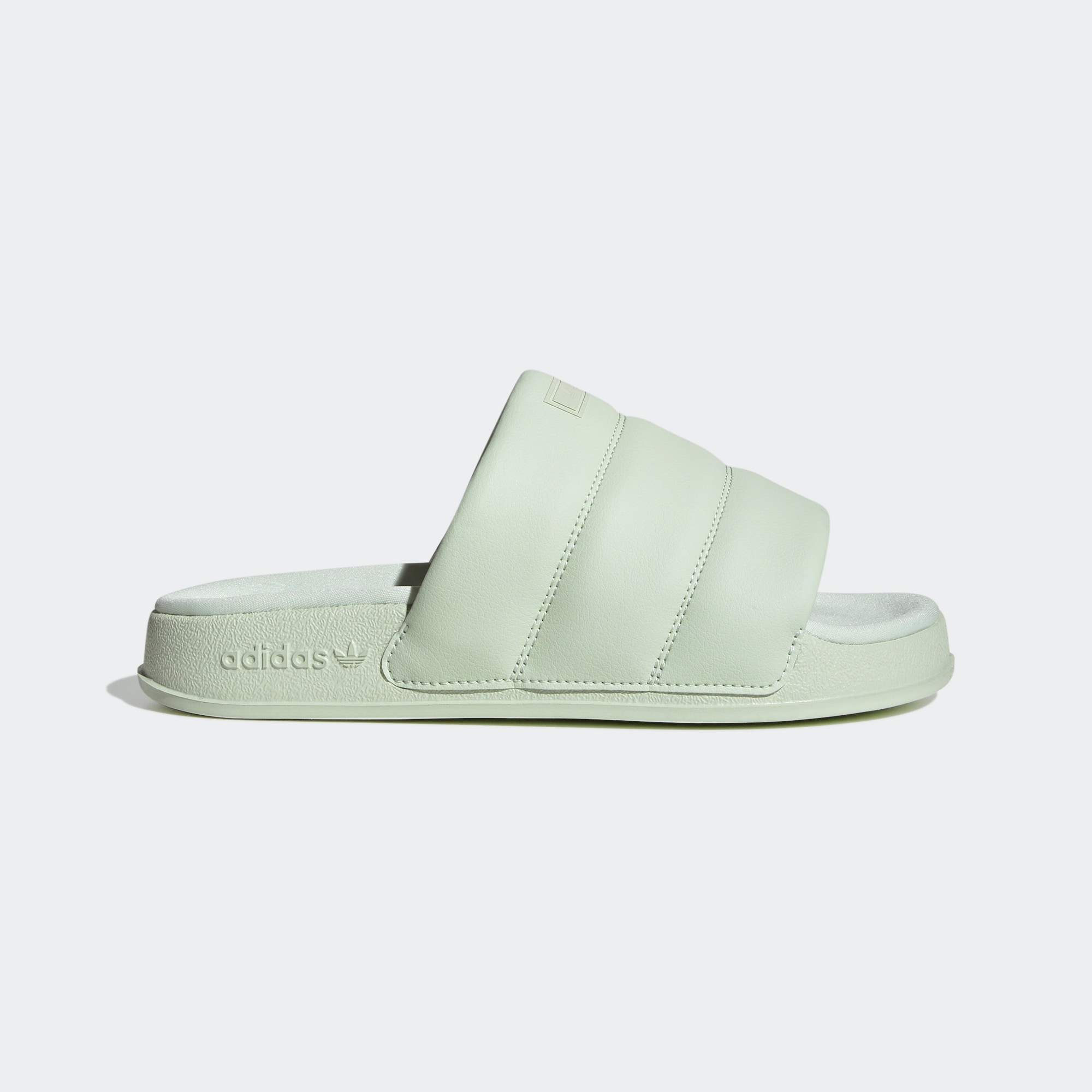 Женские сланцы adidas ADILETTE SLIDES зеленые