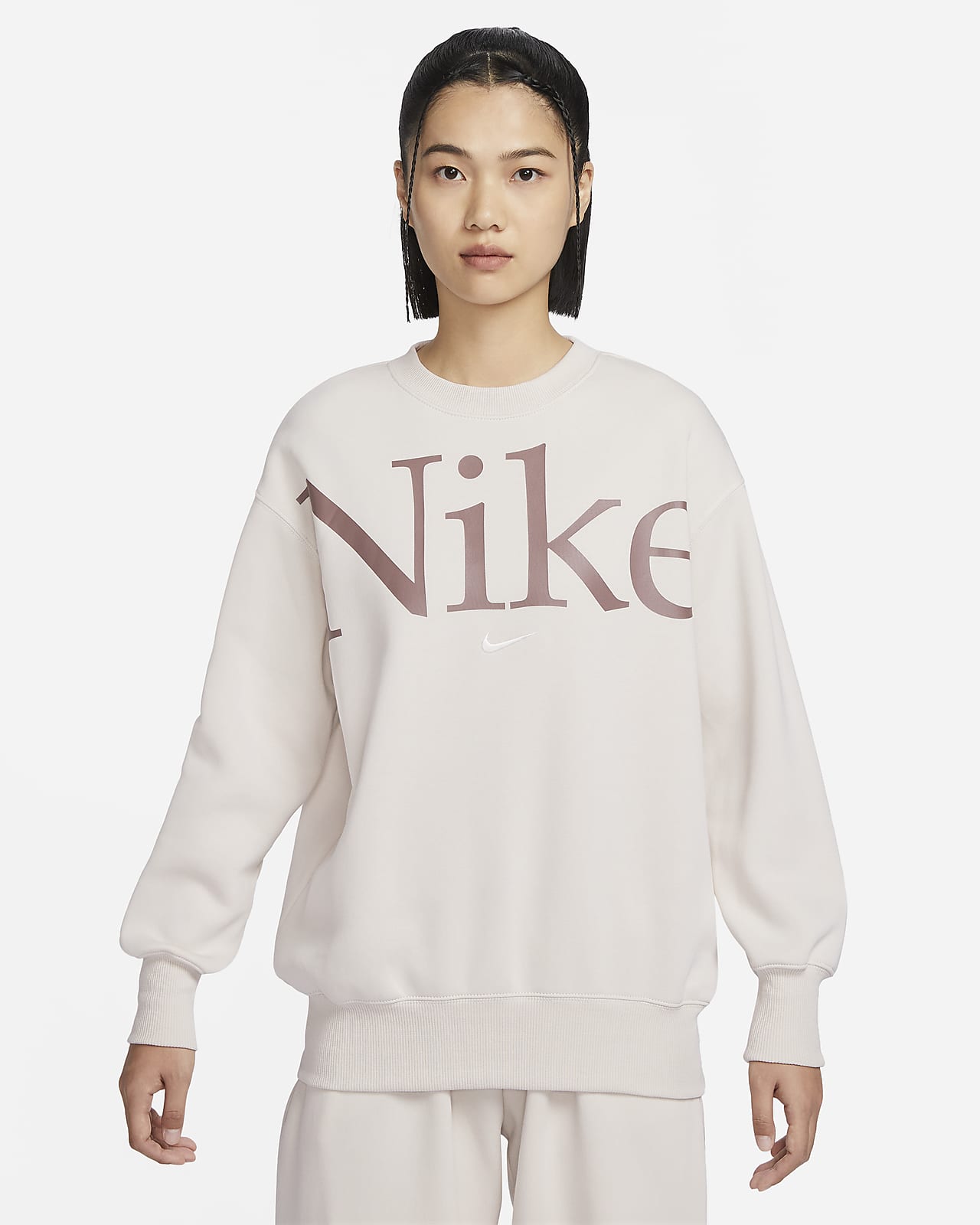 Женский свитшот Nike Sportswear Phoenix Fleece серый