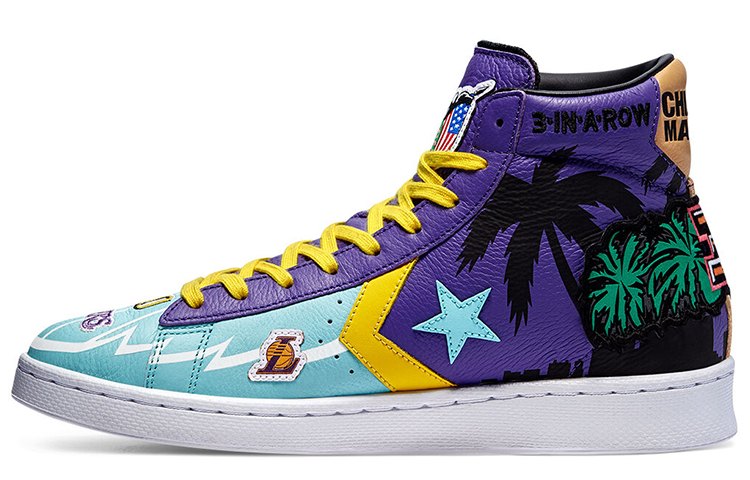 Chinatown Market x Converse Cons Pro Leather Hi &quot;Lakers Championship Jacket&quot;