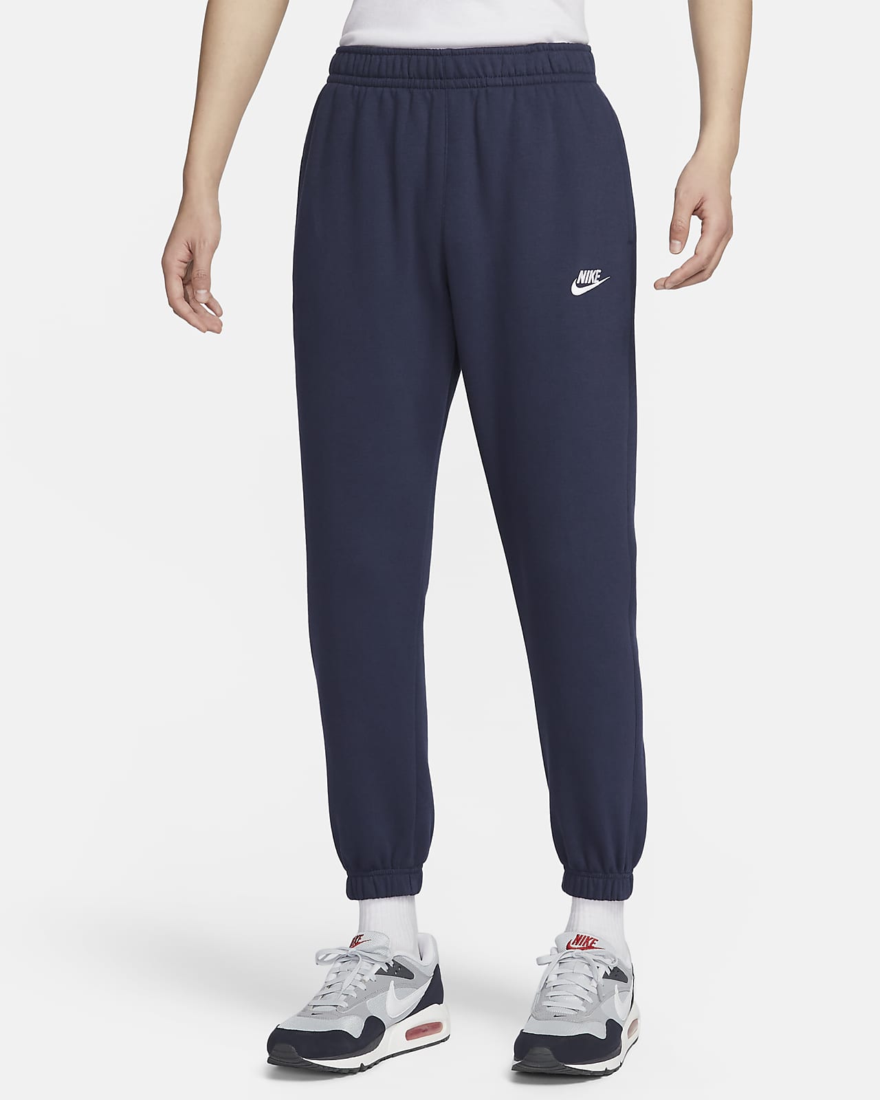 Мужские брюки Nike Sportswear Club Fleece белые