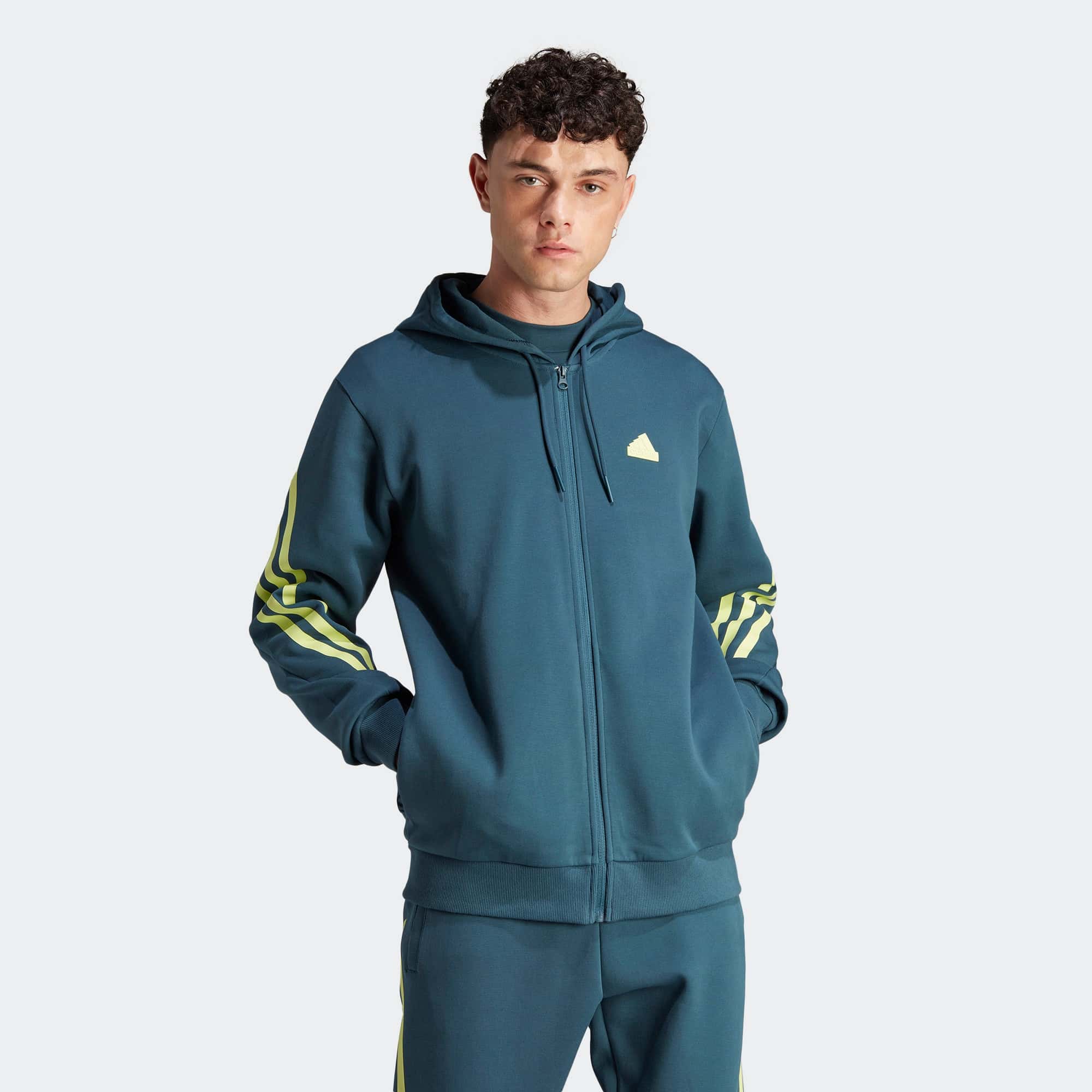 Мужское худи adidas FUTURE ICONS FULL-ZIP HOODIE