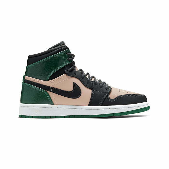 Кроссовки Nike Air Jordan 1 Retro High Bio Beige Anthracite Mystic Green (W)