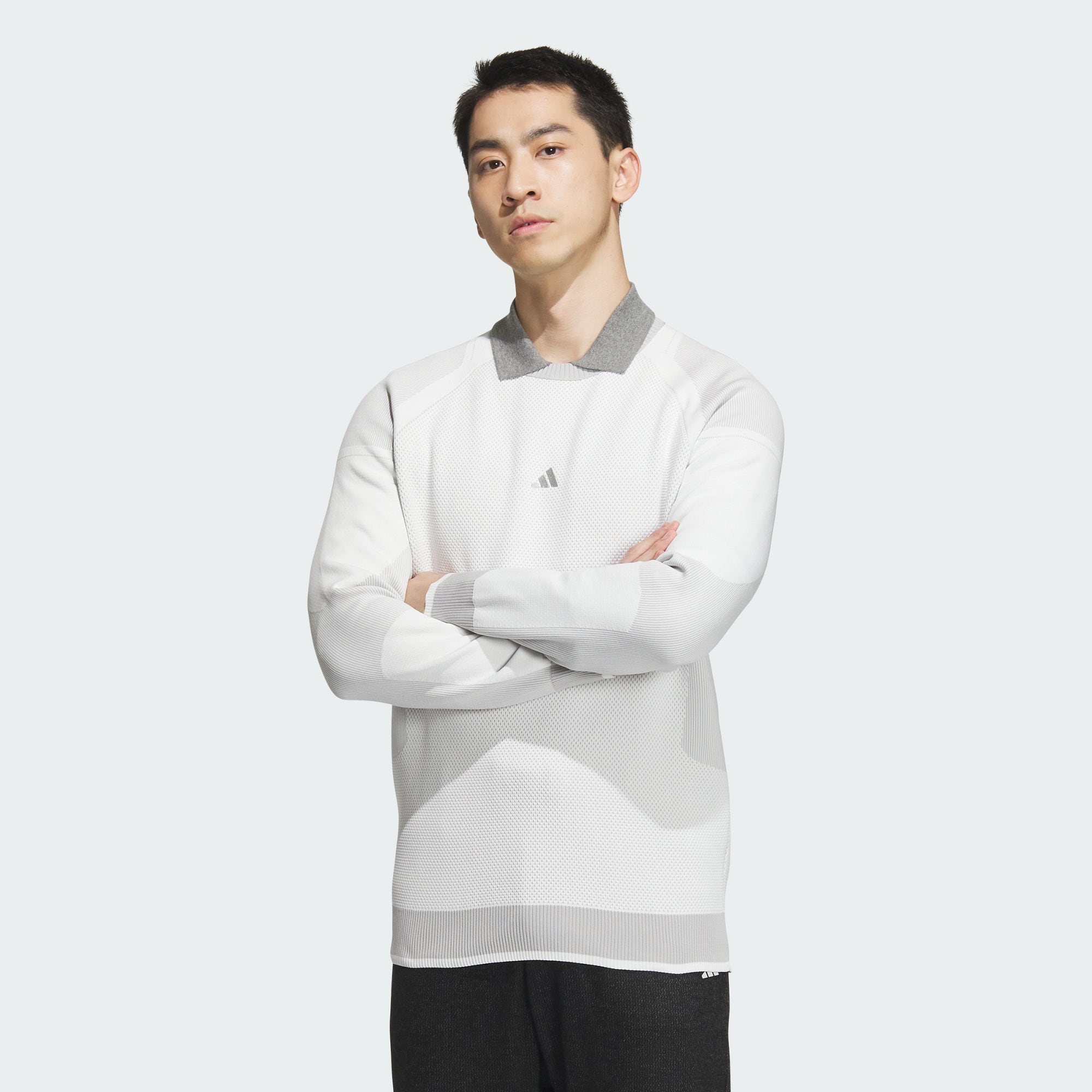 Мужской свитер adidas PRIMEKNIT PULLOVER SWEATER белый