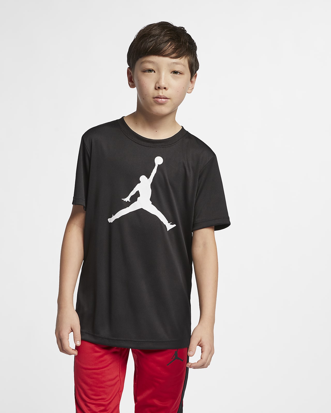 Детская футболка nike Jordan Dri-FIT черная