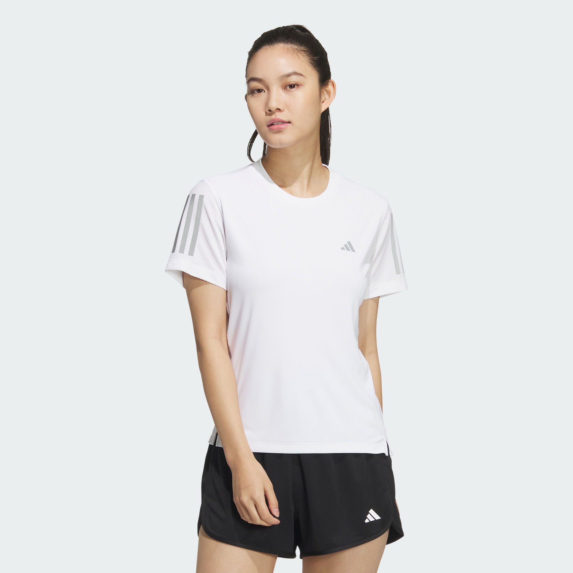 Женская футболка adidas OWN THE RUN COOLER T-SHIRT белая