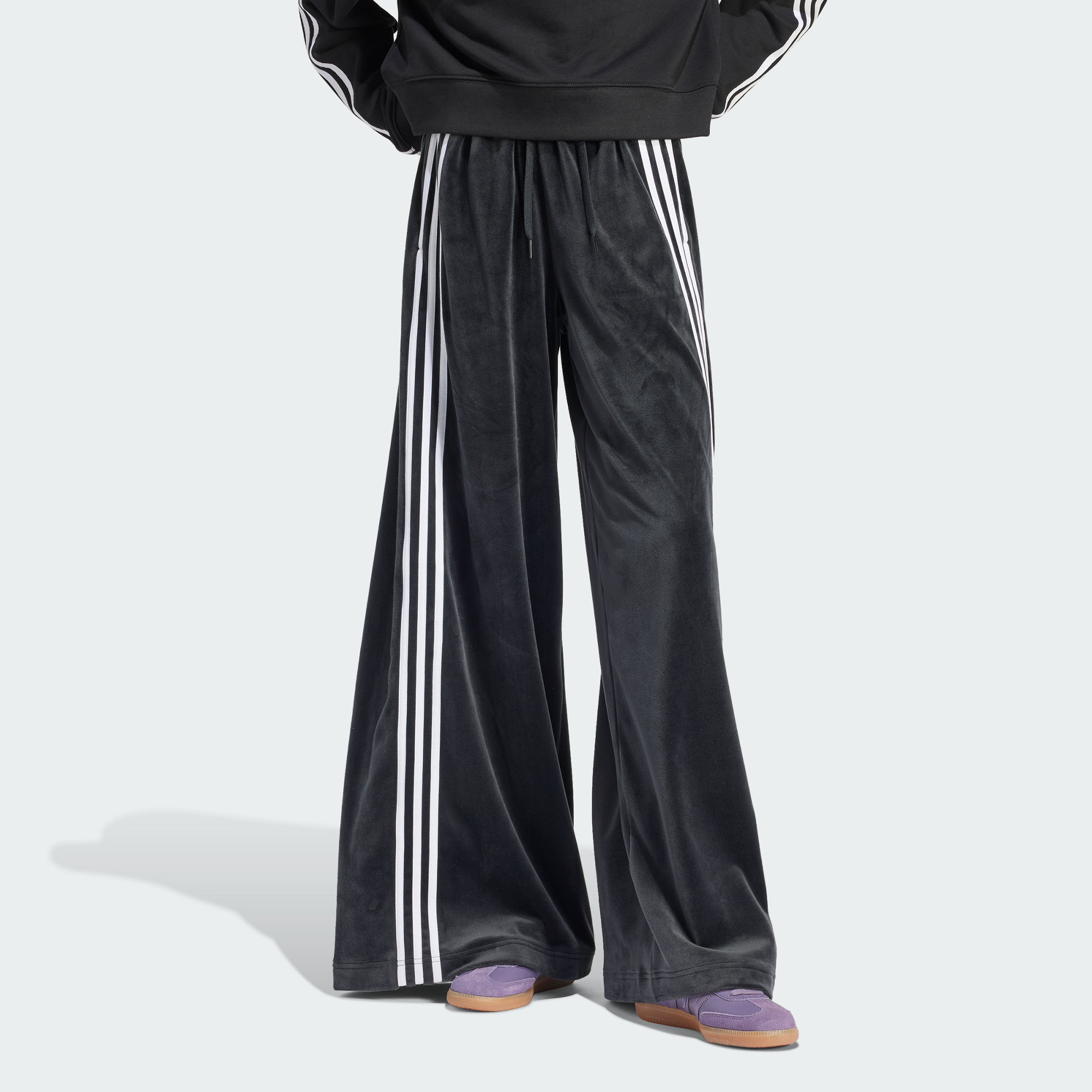 Женские брюки adidas VELVET LOOSE TRACK PANTS