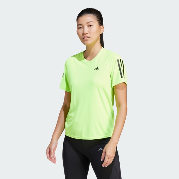 Женская футболка adidas Own the Run Tee (Зеленая)