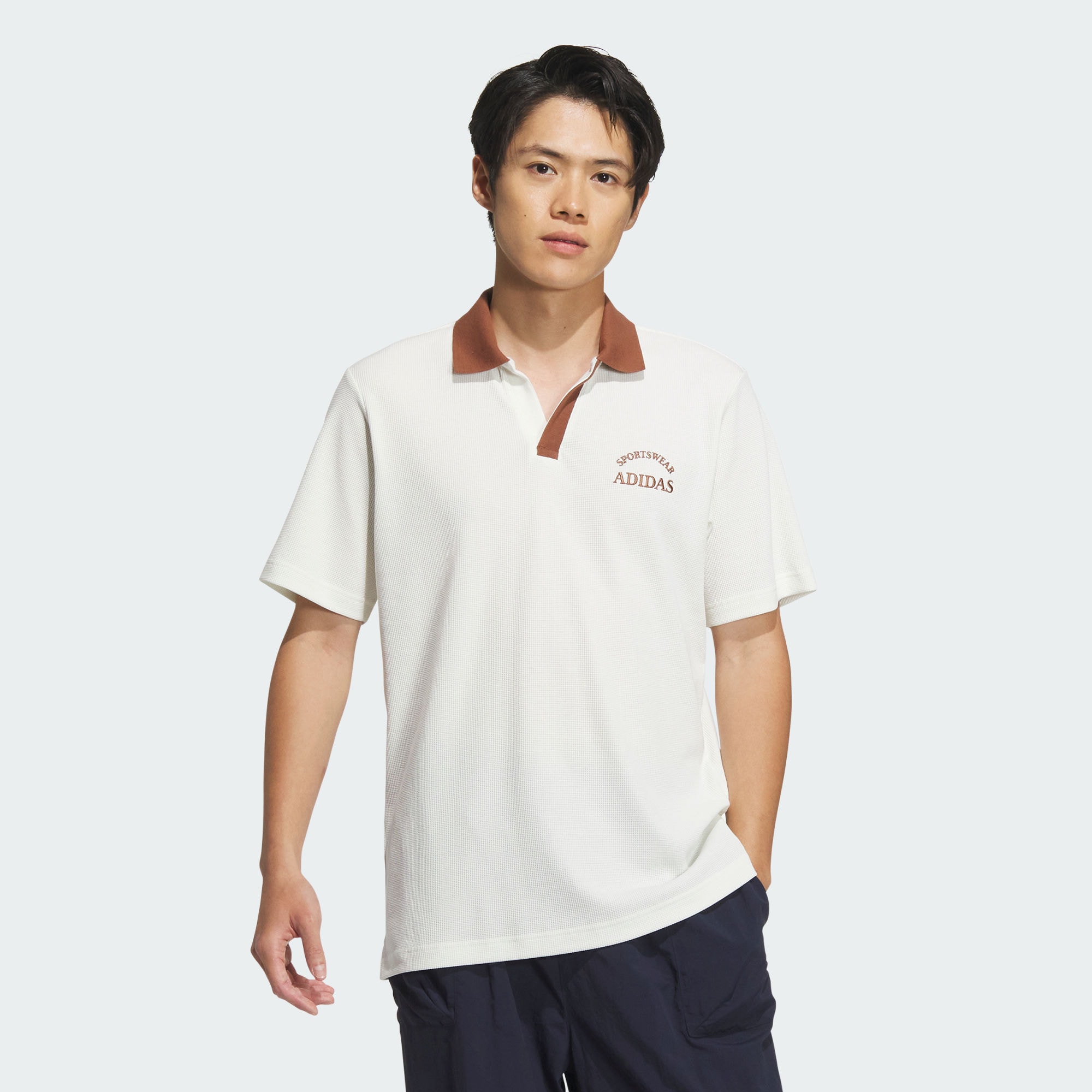 Мужская футболка adidas VERBIAGE POLO TEE