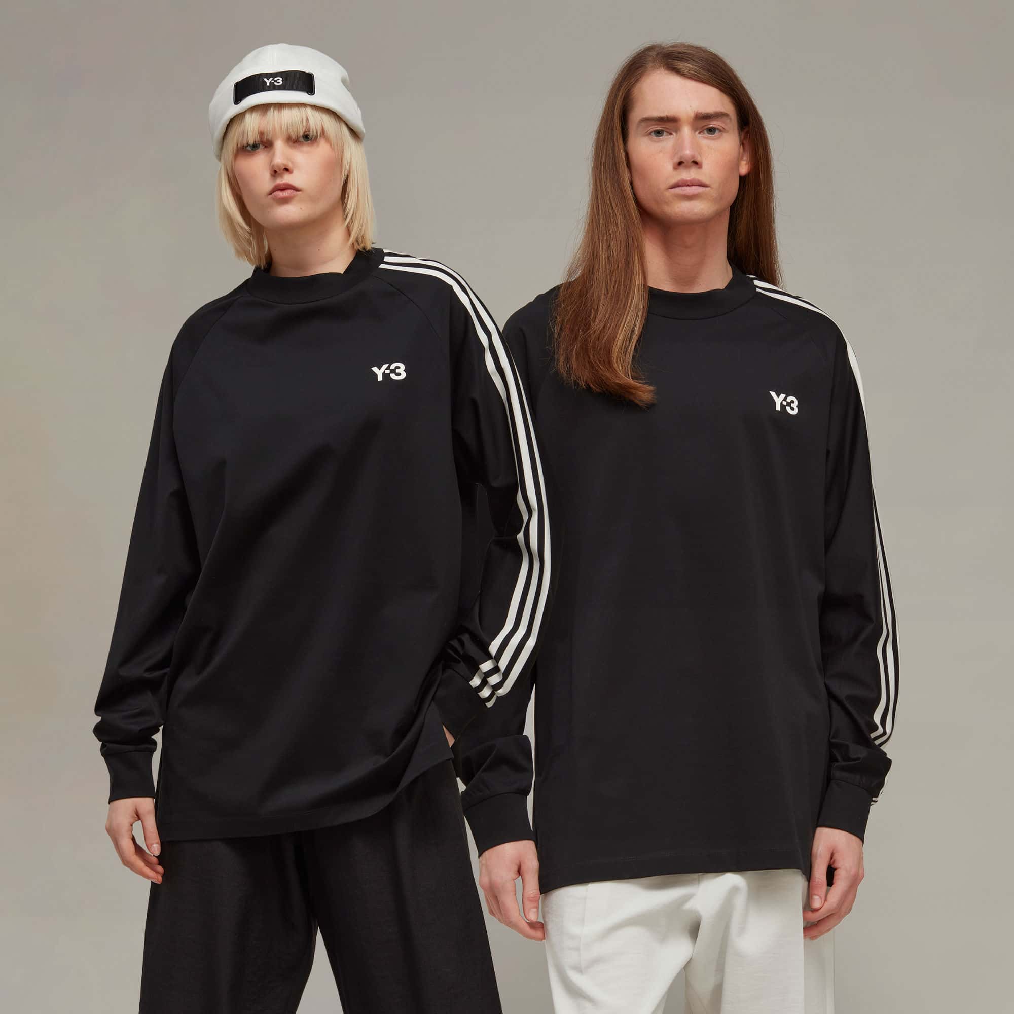 Футболка adidas STRIPES LONG SLEEVE TEE